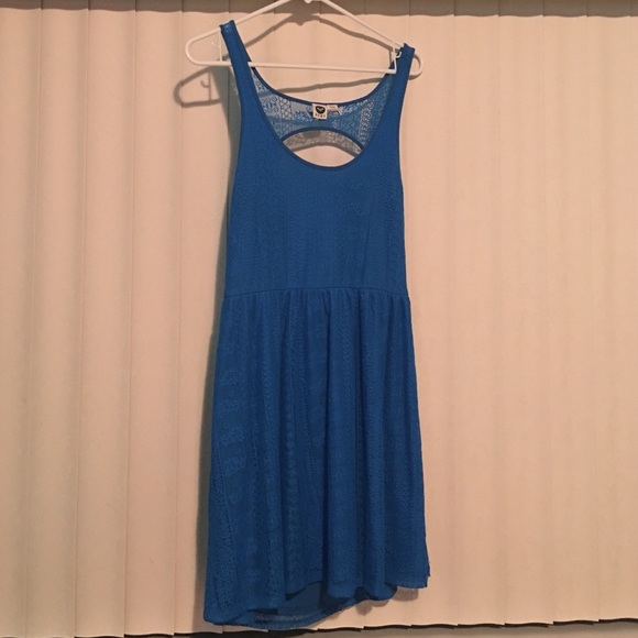 Roxy blue lace dress