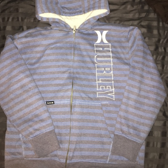 Light blue and grey Hurley jacket