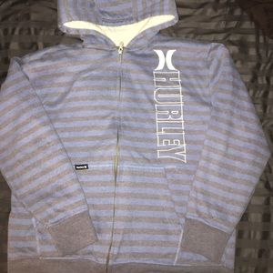 Light blue and grey Hurley jacket