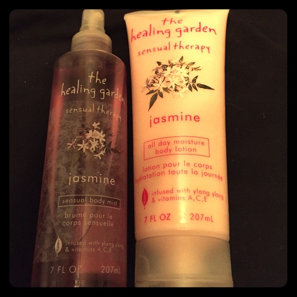 The Healing Garden Jasmine Body Mist and Lotion