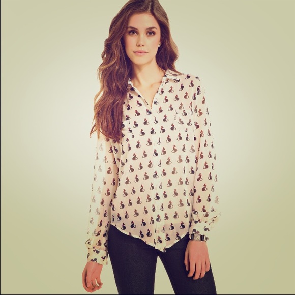 American Rag Cat Blouse