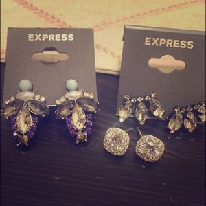 Express crystal earrings