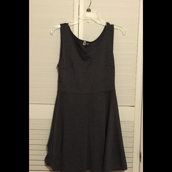 Gray tank dress