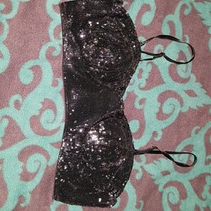 Sequin bra/crop top