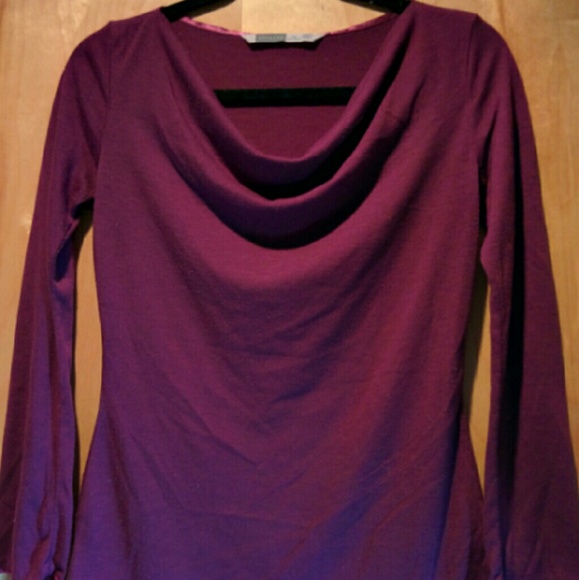 Athleta drape-neck tunic