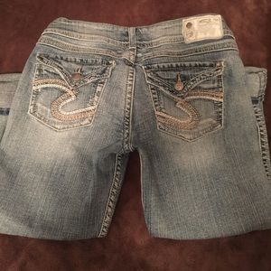 Silver McKenzie Capri Sz 27
