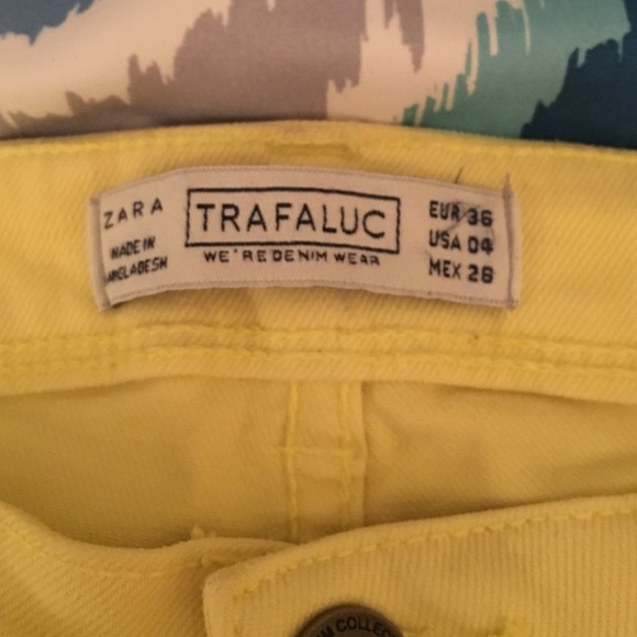 Yellow Zara (trafaluc) skinny denim - Picture 2 of 3