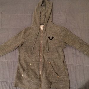 Gray True Religion Sweater
