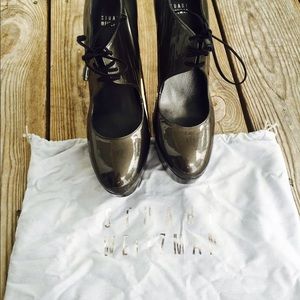 Stuart Weitzman Time Anthracite heels
