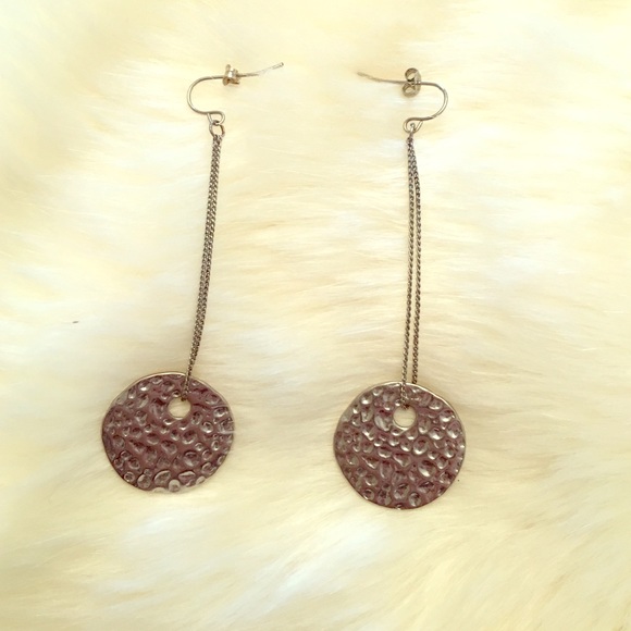 Fun sliver dangly earrings