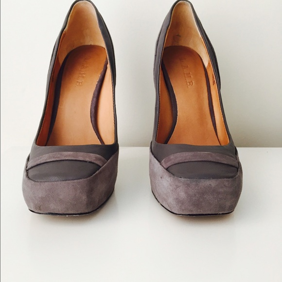 LAMB leisure grey heels.