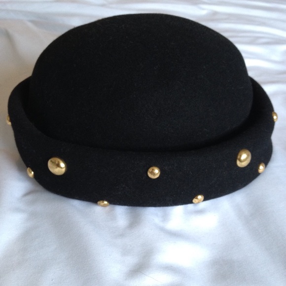 ✨Gold Studded Bowler Hat✨