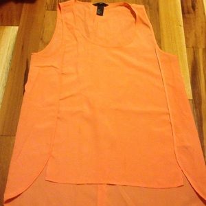 H & m orange blouse