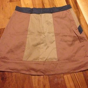 Color block skirt