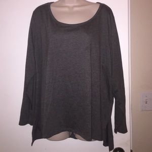 Gray Long sleeve t shirt