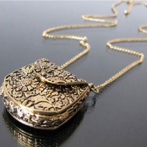 Floral Purse Necklace