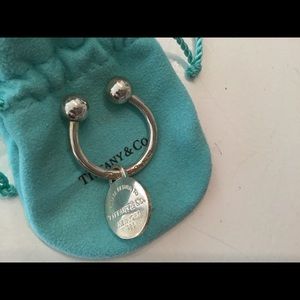 Authentic Tiffany key ring