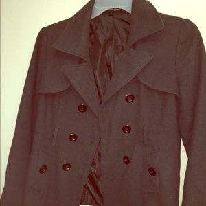 Charcoal Grey Peacoat