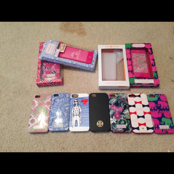 Lot of 8 designer iPhone 5 cases