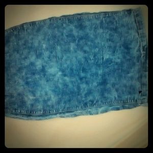 Jean High Waist Skirt
