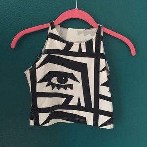 AAxkesh eye crop top
