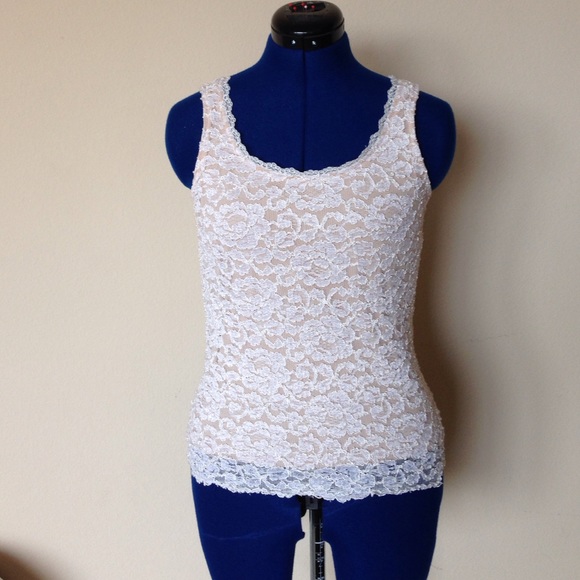 ❌🚧SOLD🚧❌ Lace Tank with Nude Underlay