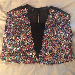 Sequin Blouse
