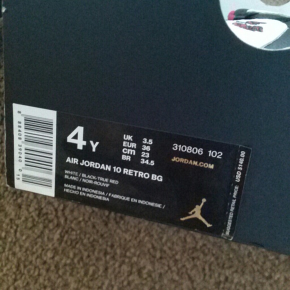 Jordan 10 double nickel 4y - Picture 2 of 4