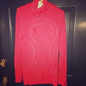 Lululemon double zip red jacket size 6