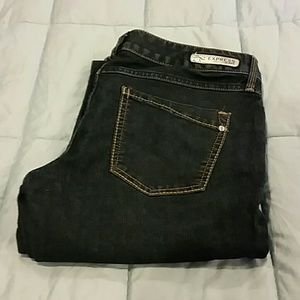 Express Size 6 Reg Stella Flare Low Rise