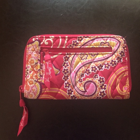 Raspberry Fizz Large Zip Around Wallet