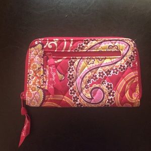 Raspberry Fizz Large Zip Around Wallet