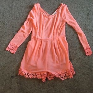 Brand New Orange Romper