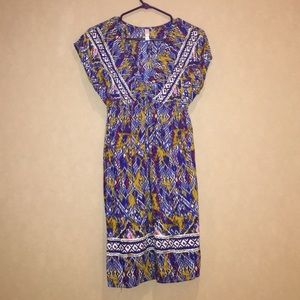 Aztec Pattern dress coverup tunic