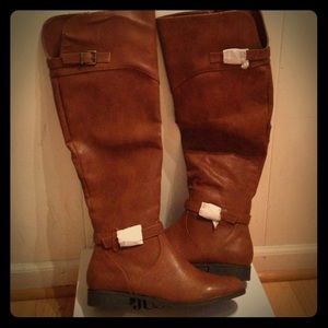 Brown Over The Knee Boots