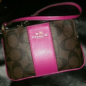 *authentic* coach wristlet