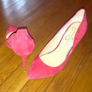 Jessica Simpson Red Hot Pumps