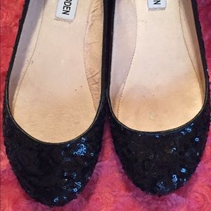 ‼️REDUCED‼️ Black sequin flats!