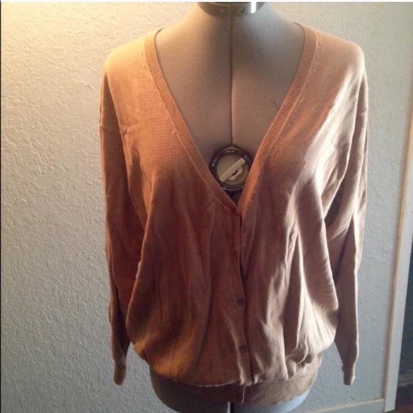 Tan Cardigan