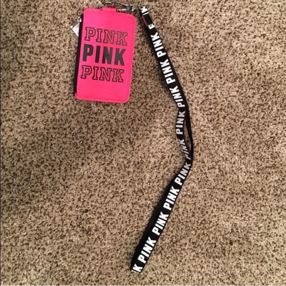 pink lanyard