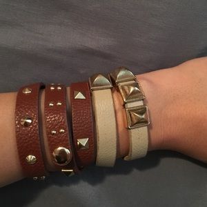 2 wrap bracelets