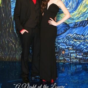 Long Black Homecoming, Formal, Prom dress.