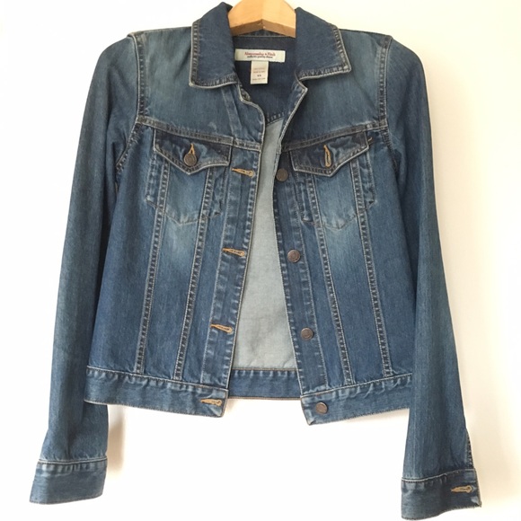 Abercrombie blue jean jacket