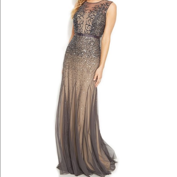 Adrianna Papell Dresses & Skirts - Adrianna Papell embellished sleeveless gown SIZE 4