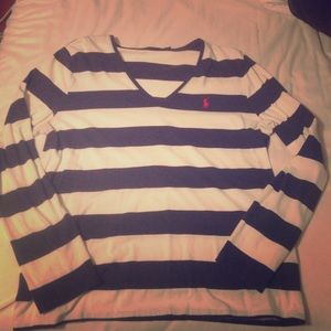 Polo striped long sleeve. Worn once!