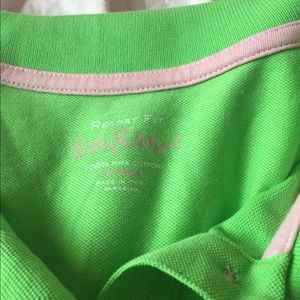 Lily Pulitzer green shirt