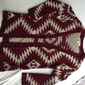 Maroon Cardigan