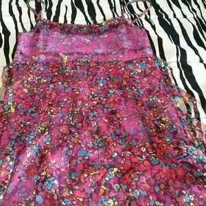 floral purple dress