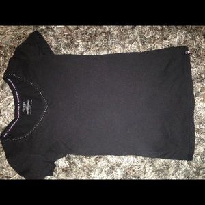 Victoria Secret Glitter embezzled black top