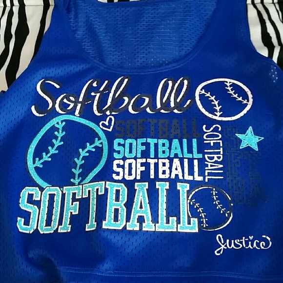 Jersey material softball tanktop